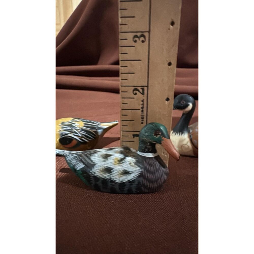 Vintage Enesco Miniature Duck Decoys Figurines